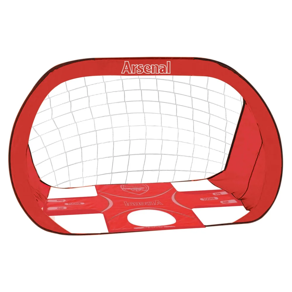 Hy-Pro Arsenal FC Red 2 In 1 Pop Up Target Goal - One Size Image 3