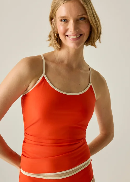 Regatta Tangerine Tango Kyra Tummy Control Tankini Top - 8 Image 1