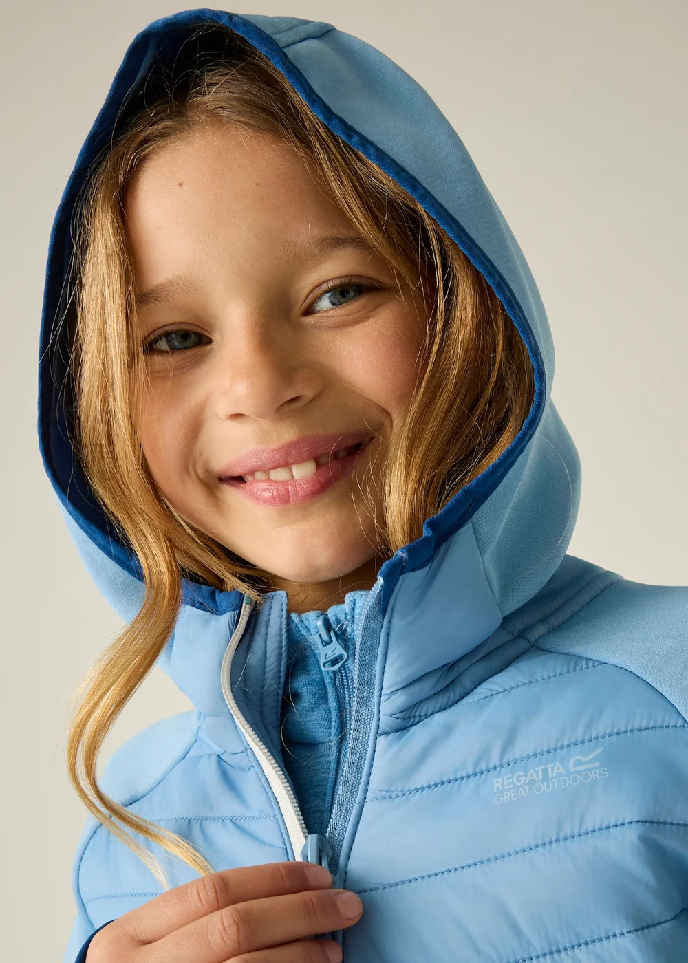 Regatta Washed Denim Andreson Hybrid Lightweight Jacket (3-13 Years) - 3-4 Yrs Image 5