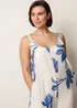 Blue Vanilla Blue Floral Print Wide Leg Jumpsuit - M/L Image 2