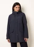 Blue Vanilla Navy Reversible Raincoat - L Image 1