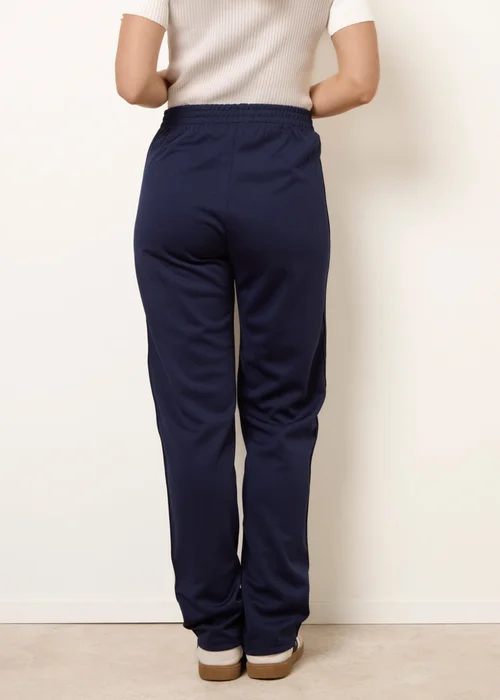 Blue Vanilla Navy Side Stripe Sport Trousers - XL Image 4