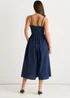 Gini London Navy Wide Leg Strappy Jumpsuit - 10 Image 2