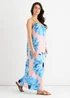 Gini London Blush Strappy Floral Viscose Oversized Dress - M/L Image 4