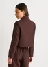 Gini London Brown Double Breasted Linen Jacket - 16 Image 2