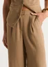 Gini London Camel Tailored Wide Leg Trousers - 14 Image 3