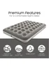 Bestway Premium Flocked Double Airbed With Cordless Battery Pump - One Size Image 3