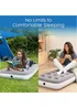 Bestway Premium Flocked Single Airbed with Handheld AC Pump - One Size Image 1