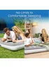 Bestway Premium Flocked Double Airbed with Handheld AC Pump - One Size Image 2