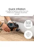 Bestway Premium Flocked Double Airbed with Handheld AC Pump - One Size Image 3