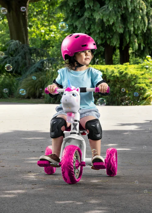 Xootz Bubble Go Dino Trike with Detachable Bubble Machine Green - One Size Image 2