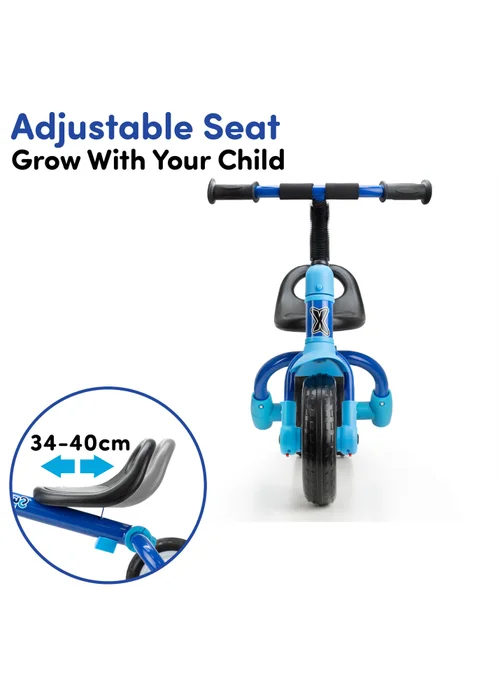 Xootz Switch Rider 5 in 1 Folding Balance Trike Blue - One Size Image 4