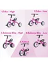Xootz Switch Rider 5 in 1 Folding Balance Trike Pink - One Size Image 3