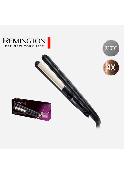 Remington Black Ceramic Straight 230 Straightener - One Size Image 2