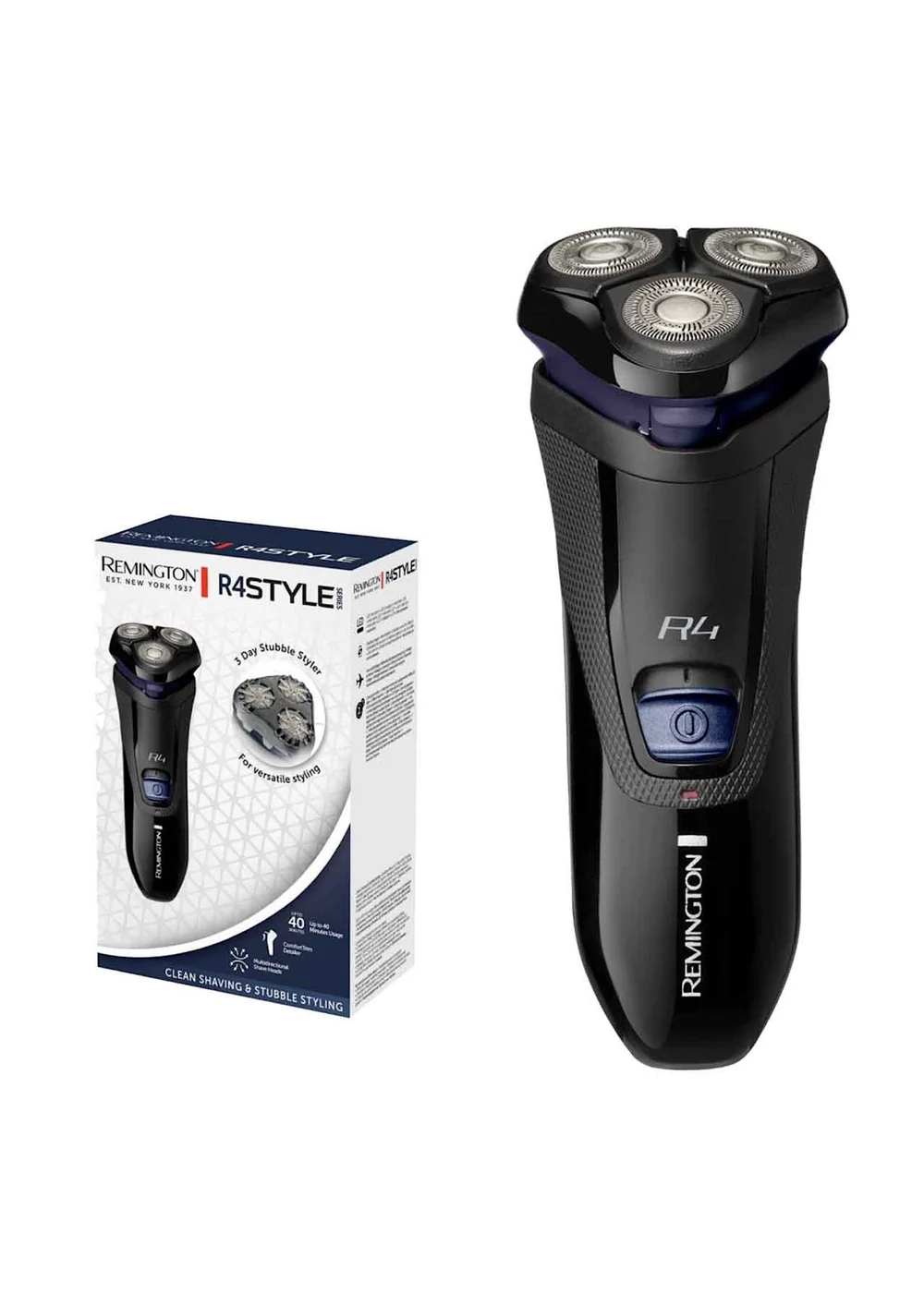 Remington Black R4 Style Series Rotary Shaver - One Size Image 1