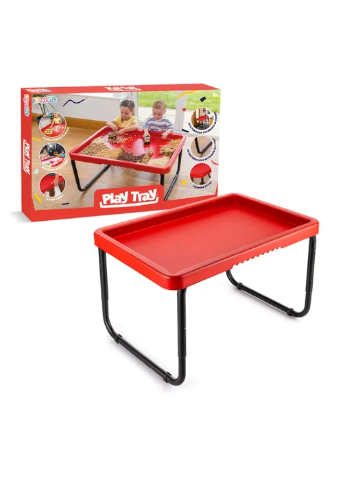 Toyrific Play Tray Activity Table Red - One Size Image 1