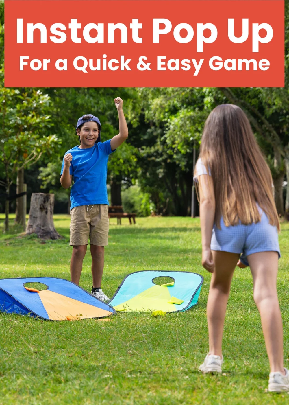 Toyrific Pop Up Cornhole - One Size Image 2