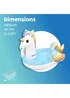 Bestway Fantasy Unicorn Kids Ride On Pool Float - One Size Image 4