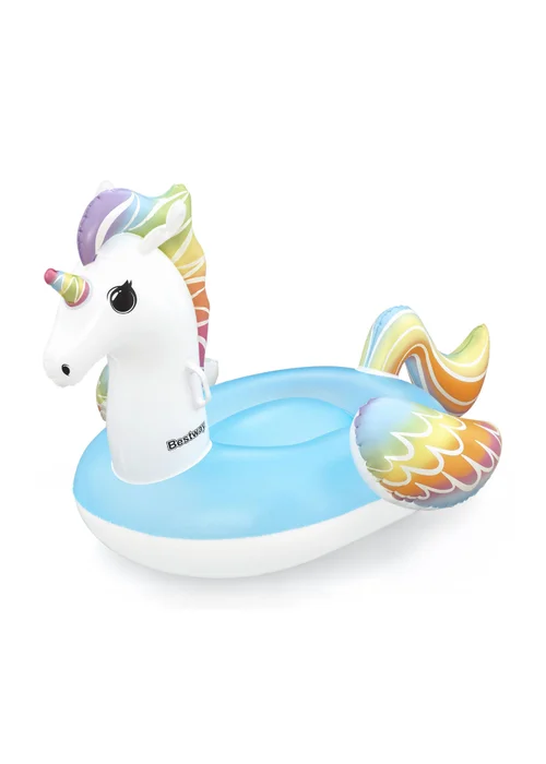 Bestway Fantasy Unicorn Kids Ride On Pool Float - One Size Image 6