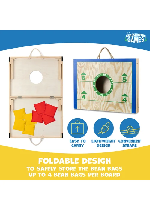 Grasshopper Games Wooden Cornhole - One Size Image 5