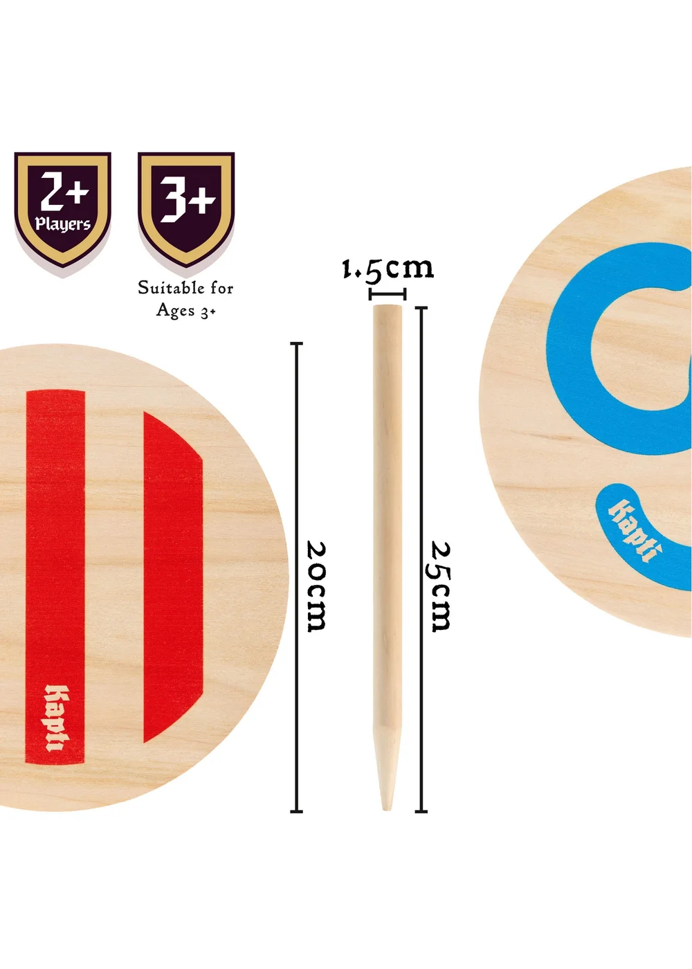 Toyrific Kapti Outdoor Disc Throwing Game - One Size Image 6