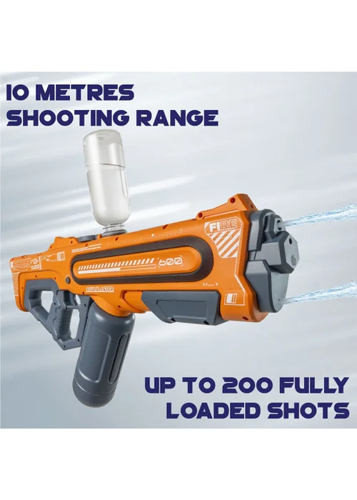 Toyrific Aqua Blaster AB-600 60cm Electric Water Gun Orange - One Size Image 5