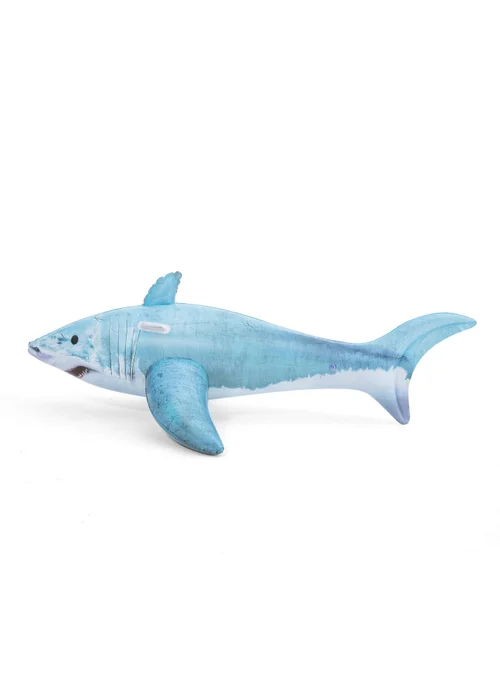 Bestway Realistic Shark Kids Ride On Pool Float - One Size Image 2