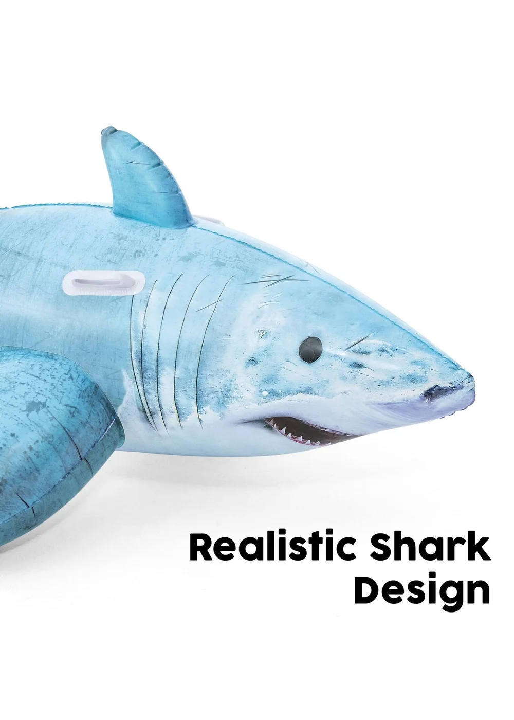 Bestway Realistic Shark Kids Ride On Pool Float - One Size Image 5