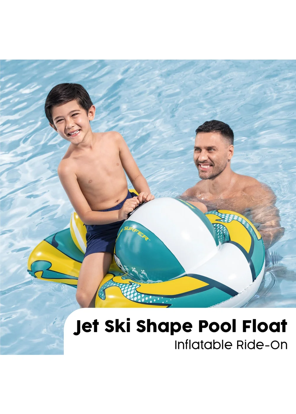 Bestway Sea Surfer Kids Ride On Pool Float - One Size Image 4