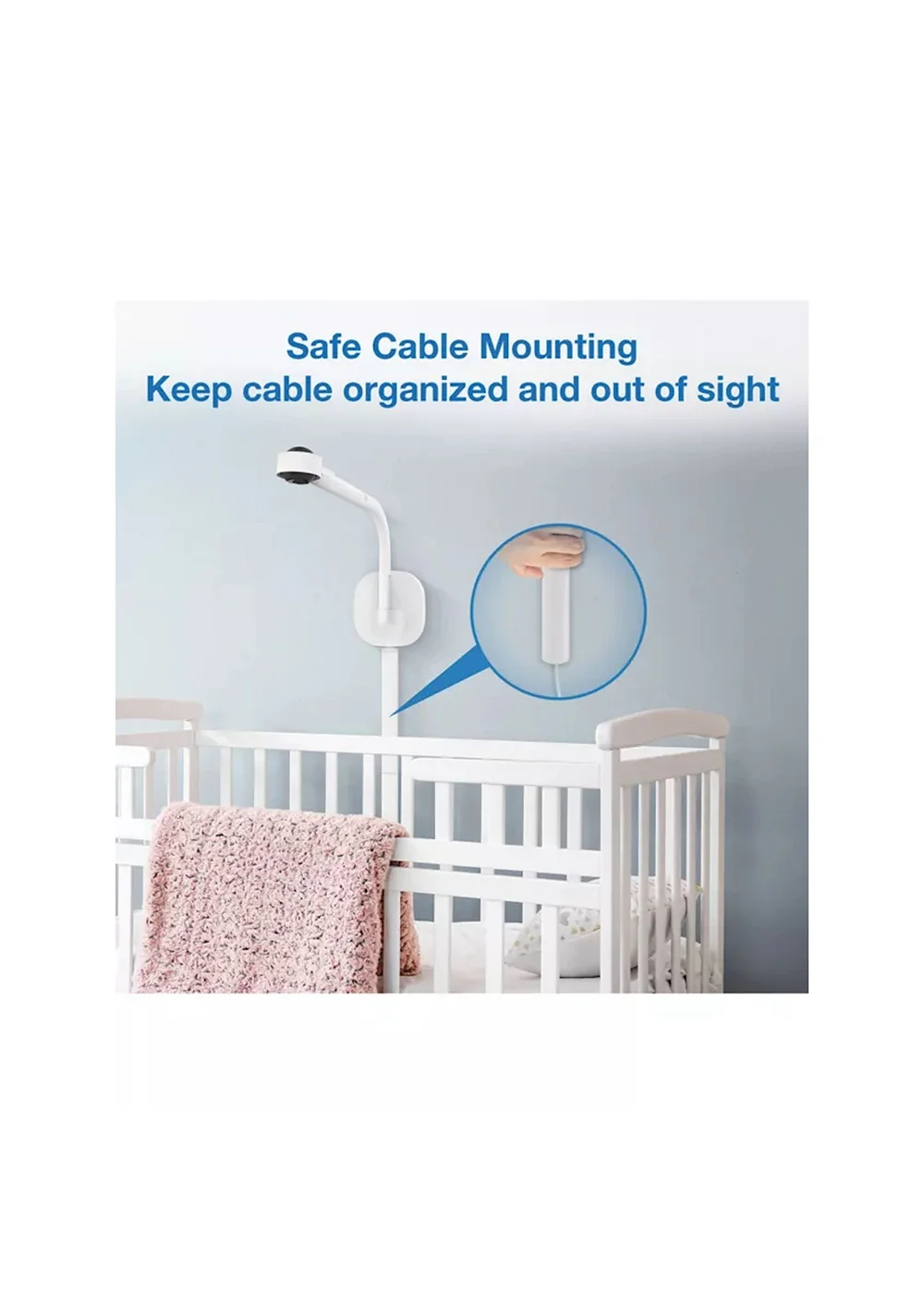 VTech RM7787HD Smart WiFi Baby Monitor 7" Over-The-Crib - One Size Image 5