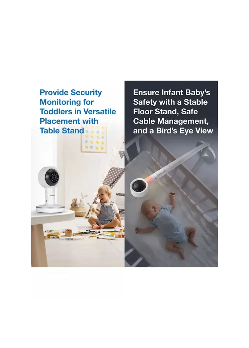 VTech RM7787HD Smart WiFi Baby Monitor 7" Over-The-Crib - One Size Image 3