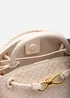 Where's That From Luna Woven Leather Tote bag With Gold Detail In Cream Faux Leather - One Size Image 5
