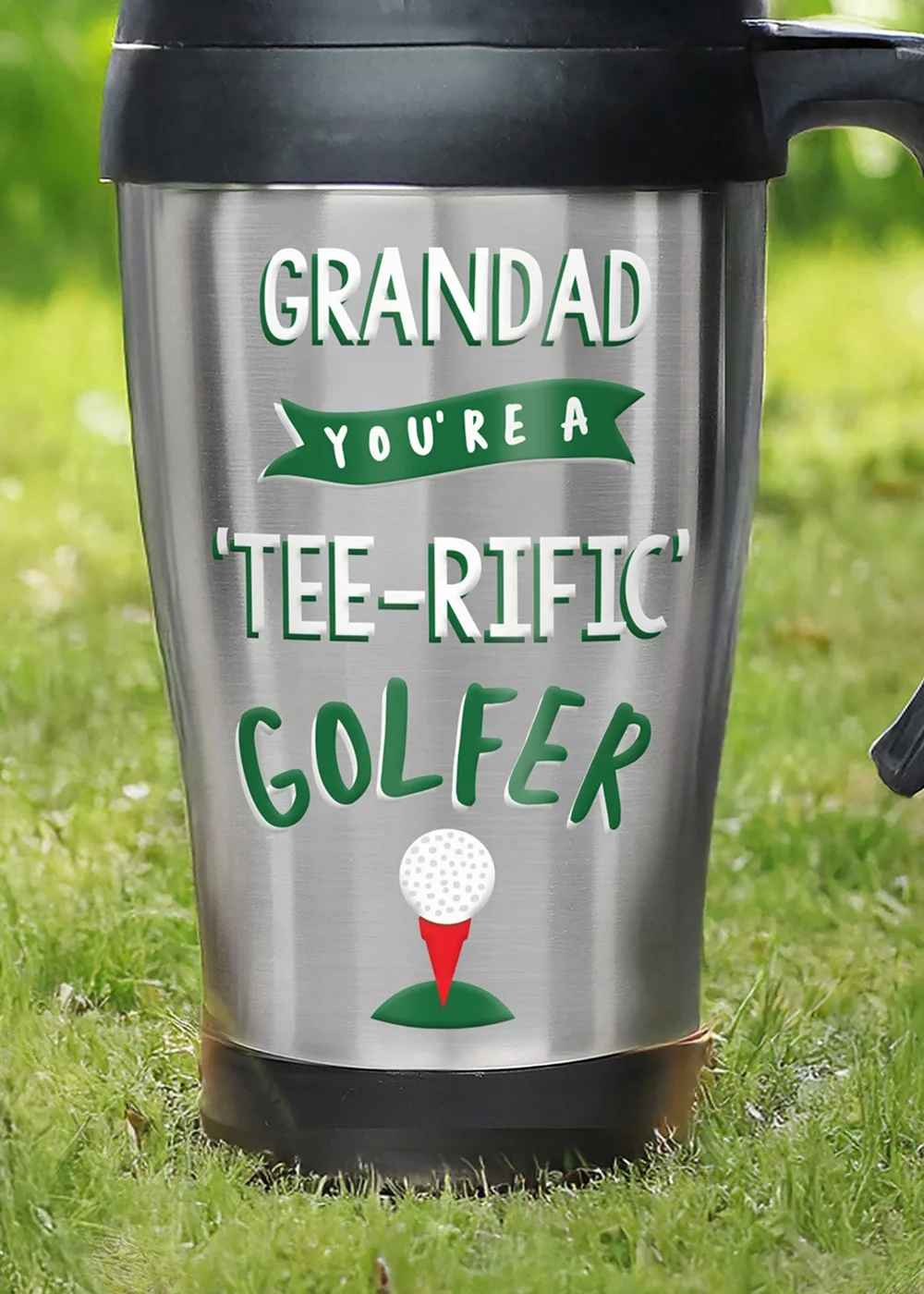 Personalised Memento Company Golf Travel Mug - One Size Image 2