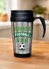 Personalised Memento Company Football Travel Mug - One Size Image 1