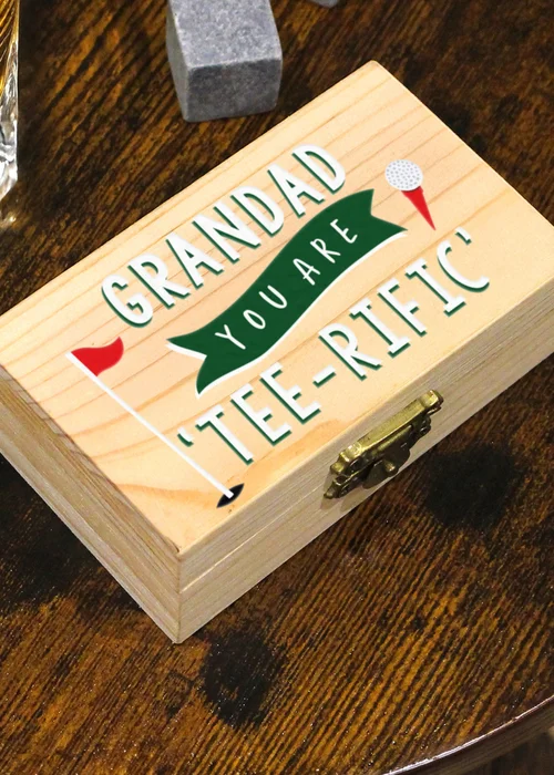 Personalised Memento Company Printed Tee-rific Whisky Stones - One Size Image 2