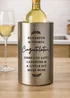 Personalised Memento Company Any Message Wine Cooler - One Size Image 1