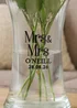 Personalised Memento Company Gold Heart Waisted Vase - One Size Image 2