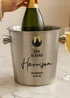 Personalised Memento Company Flutes Stainless Steel Ice Bucket - One Size Image 3