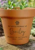 Personalised Memento Company Pet Memorial Terracotta Plant Pot - One Size Image 2