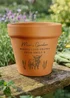 Personalised Memento Company Highland Cow Terracotta Plant Pot - One Size Image 1