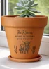 Personalised Memento Company Highland Cow Terracotta Plant Pot - One Size Image 3