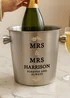Personalised Memento Company Black and Gold Stainless Steel Ice Bucket - One Size Image 3