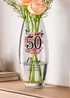 Personalised Memento Company Floral Big Age Bullet Vase - One Size Image 1