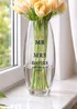 Personalised Memento Company Black and Gold Bullet Vase - One Size Image 5