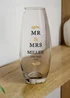 Personalised Memento Company Black and Gold Bullet Vase - One Size Image 4