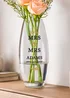 Personalised Memento Company Black and Gold Bullet Vase - One Size Image 1