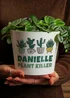 Personalised Memento Company Wet My Plants Plant Pot - One Size Image 3