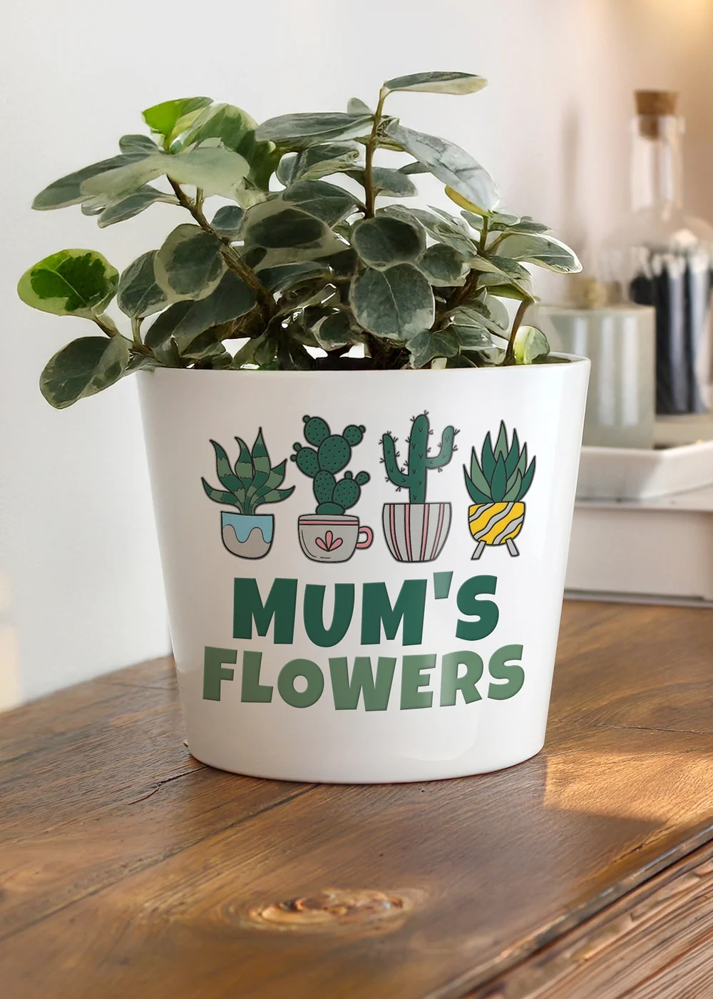 Personalised Memento Company Wet My Plants Plant Pot - One Size Image 1