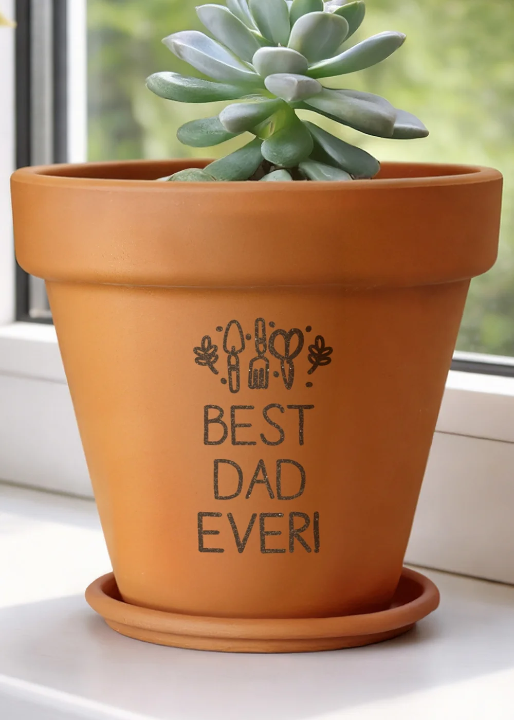 Personalised Memento Company Gardening Terracotta Plant Pot - One Size Image 3