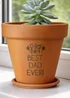 Personalised Memento Company Gardening Terracotta Plant Pot - One Size Image 3